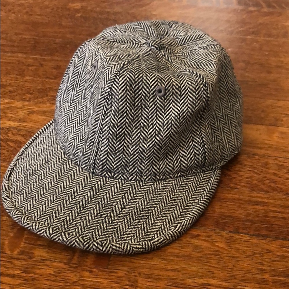 Saturdays Surf NYC tweed baseball cap.